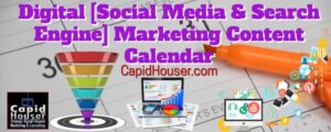 digital marketing content calendar