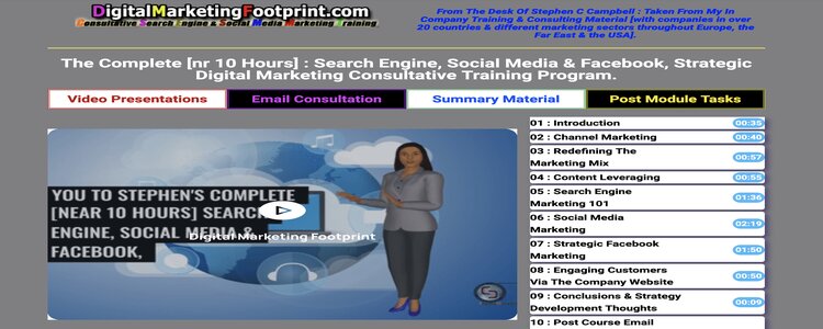 Digital Marketing Footprint Website